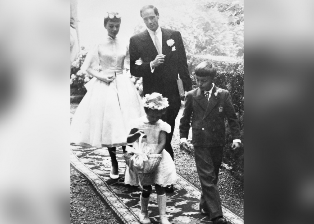 Audrey Hepburn and Mel Ferrer — Sept. 25, 1954